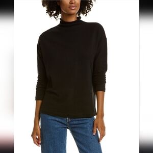 Vince Women's Solid Funnelneck Sweater - Black - Size M NWT